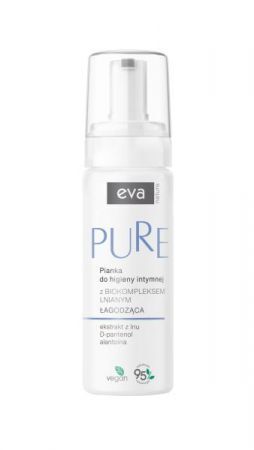 Eva Natura Pure, łagodząca pianka do higieny intymnej, 150ml