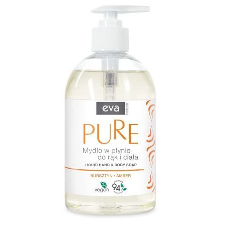 Eva Natura Pure, mydło z ekstraktem bursztynu, 500ml