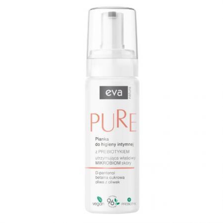 Eva Natura Pure, pianka do higieny intymnej z prebiotykiem, 150ml