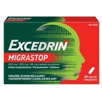 Excedrin MigraStop (250mg+250mg+65mg), 20 tabletek