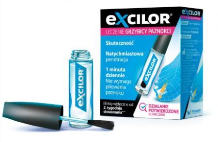 Excilor, leczenie grzybicy paznokci, płyn, 3,3ml