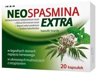 Extraspasmina, lek złożony, 20 kapsułek