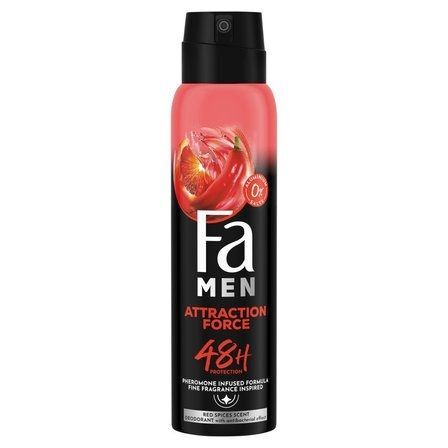FA Men, dezodorant w sprayu dla mężczyzn, Attraction Force, 150ml