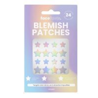 Face Facts Blemish Patches, holograficzne plasterki na niedoskonałości, gwiazdki, 24 sztuki