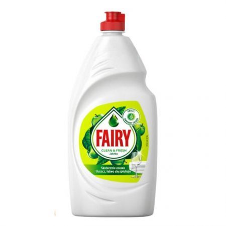 Fairy Clean & Fresh, płyn do mycia naczyń, jabłko, 900ml