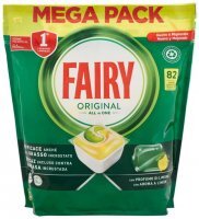 Fairy Original All in 1 Lemon, kapsułki do zmywarki, 82 sztuki