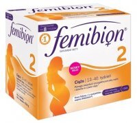 Femibion 2, Ciąża 13-40 tydzień, 56 tabletek i 56 kapsułek