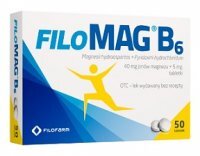 FiloMag B6 (40mg+5mg), 50 tabletek