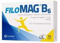 FiloMag B6 (40mg+5mg), 75 tabletek