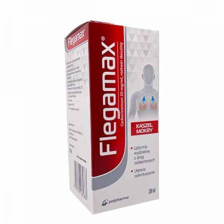 Flegamax 50mg/ml, roztwór doustny, 200ml