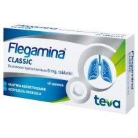 Flegamina 8mg, 40 tabletek