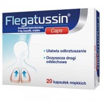 Flegatussin Caps 8mg, 20 kapsułek KRÓTKA DATA 03/2022