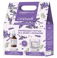 Flos-Lek Laboratorium, Lavender, lawendowy krem nawilżający, 50ml + olejek z lawendą, 30ml