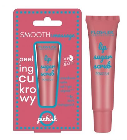 Flos-Lek Laboratorium, Lip Care, peeling cukrowy do ust, Pinkish, 14g