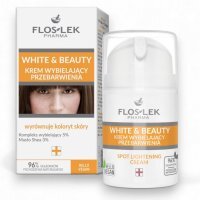 Flos-Lek Pharma, White&Beauty, krem wybielający przebarwienia, 50ml