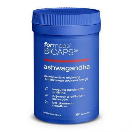 ForMeds Bicaps, Ashwagandha, 60 kapsułek