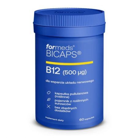 ForMeds Bicaps, B12, 60 kapsułek
