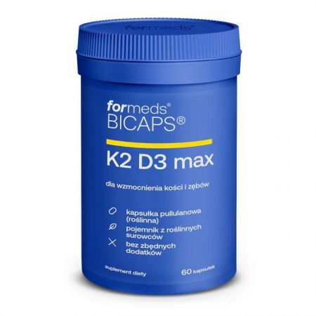ForMeds Bicaps, K2 D3 Max, 60 kapsułek