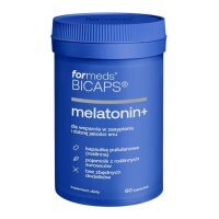 ForMeds Bicaps, Melatonin+, 60 kapsułek