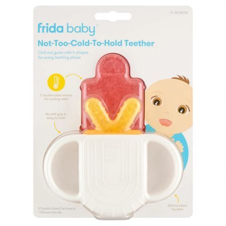 FridaBaby  Not Too Cold To Hold, zestaw gryzaków do wszystkich okresów ząbkowania 4w1, od 3 miesiąca, 1 opakowanie