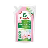 Frosch, delikatny płyn do płukania z ekstraktem z hibiskusa, zapas, 1000ml