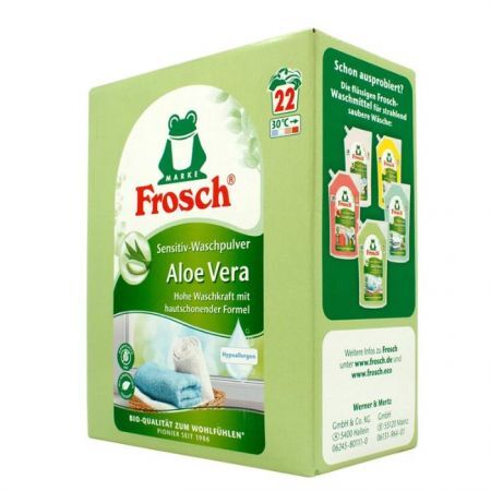 Frosch, delikatny proszek do prania aloesowy, 1,45kg