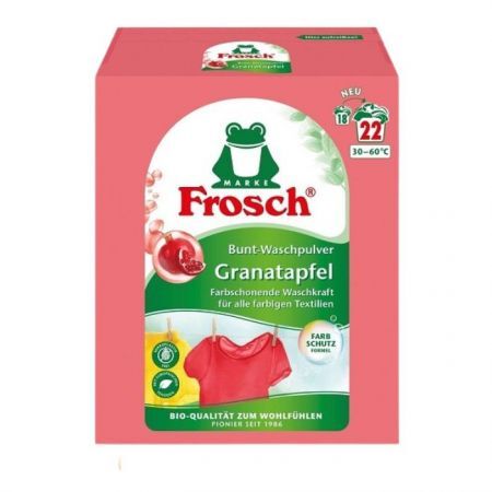 Frosch, delikatny proszek do prania z owocem granatu, 1,45kg