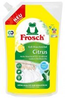 Frosch, płyn do prania tkanin białych, cytrynowy, zapas, 1500ml