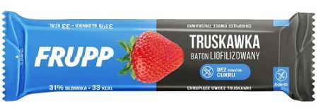 Frupp, baton liofilizowany, bez dodatku cukru, truskawka, 10g