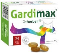 Gardimax Herball, smak malinowy, 24 pastylki do ssania