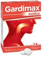 Gardimax medica (5mg+1mg), bez cukru, 24 tabletki do ssania