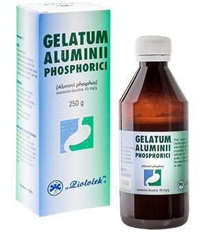 Gelatum Aluminii Phosphorici 45mg/g, zawiesina doustna, 250g