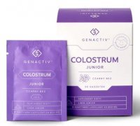 Genactiv Colostrum Junior, czarny bez, proszek, po 3 roku życia, 30 saszetek