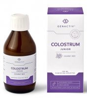 Genactiv Colostrum Junior, czarny bez, zawiesina doustna, dla dzieci po 3 roku życia, 150ml