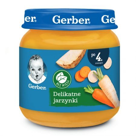 Gerber, delikatne jarzynki, po 4 miesiącu, 125g