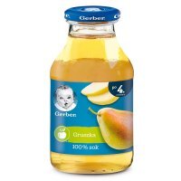 Gerber, sok 100%, gruszka, po 4 miesiącu, 200ml