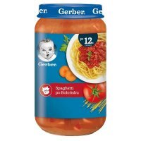 Gerber, spaghetti po Bolońsku, po 12 miesiącu, 250g