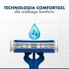 Gillette Blue 3 Comfort Slalom, maszynki do golenia dla mężczyzn, 3 ostrza, 3 sztuki