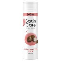 Gillette Satin Care, żel do golenia, Dry Skin, Shea Butter Silk, 200ml