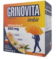 Grinovita Imbir, proszek, 10 saszetek