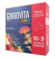 Grinovita Junior, proszek, od 3 roku życia, 10+3 saszetek