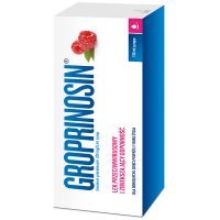 Groprinosin 50mg/ml, syrop, smak malinowy, po 1 roku życia, 150ml