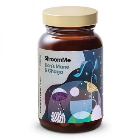 Health Labs Care, ShroomMe Lion’s Mane & Chaga, proszek, 90 dawek (45,54g)