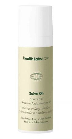 Health Labs Care, Solve On Acne, krem z kwasem azelainowym 10%, 30ml