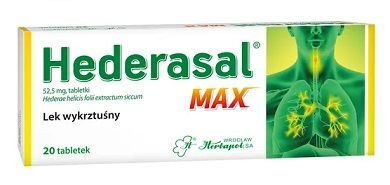Hederasal Max 52,5mg, 20 tabletek