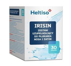 Heltiso Irisin, zestaw uzupełniający do płukania nosa i zatok, proszek, 30 saszetek