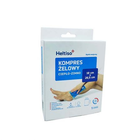 Heltiso, kompres żelowy ciepło-zimno, 10x26,5cm, 1 sztuka