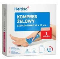 Heltiso, kompres żelowy ciepło-zimno, 13x17cm, 1 sztuka