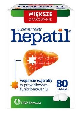 Hepatil, 80 tabletek