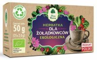 Herbatka dla żołądkowców, ekologiczna, 25 saszetek